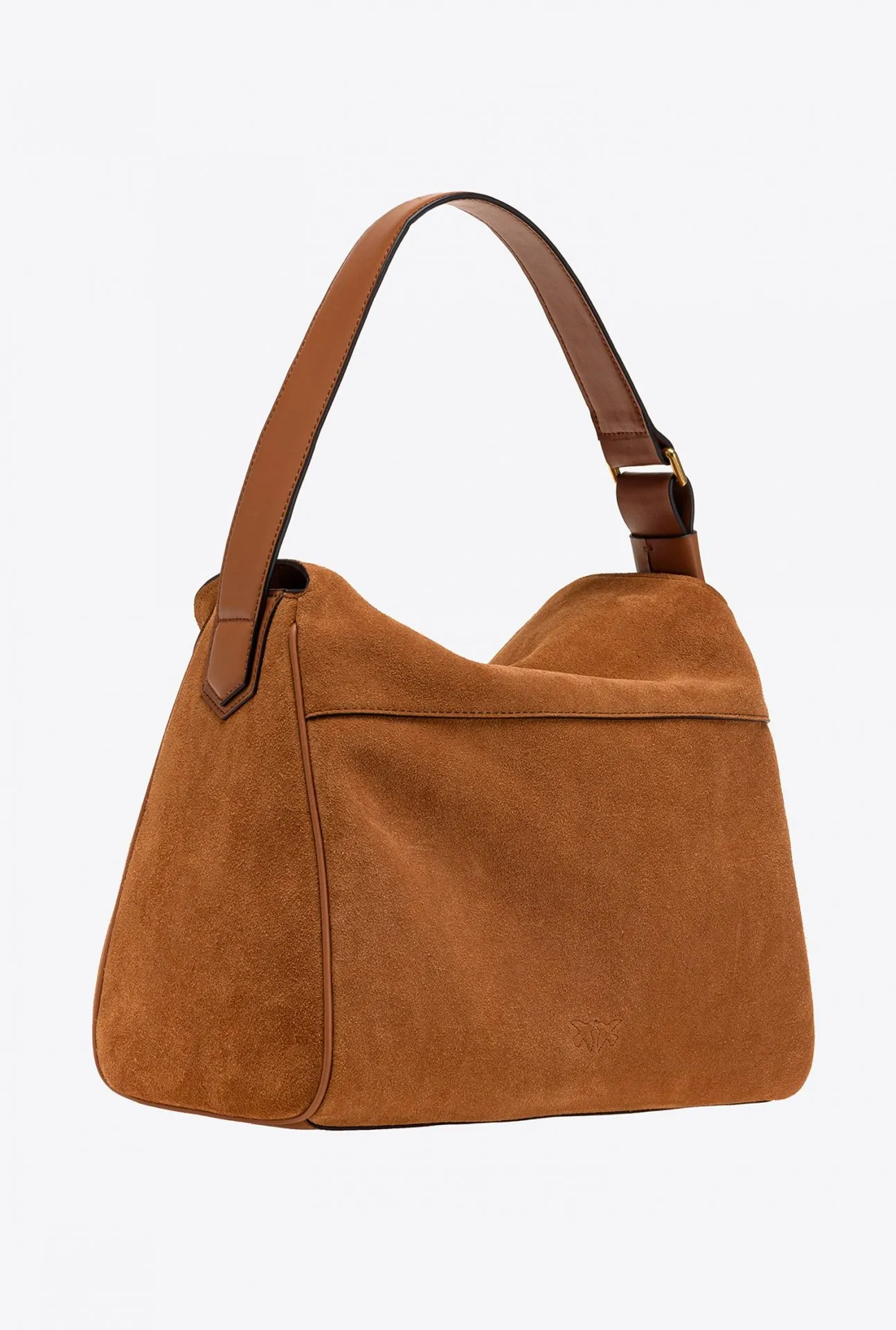 BIG LEAF BAG HOBO IN TUMBLED LEATHER — фото 2