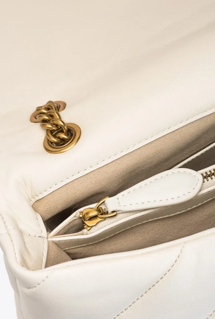 BIG LOVE BAG PUFF MAXI QUILT — white — фото 5