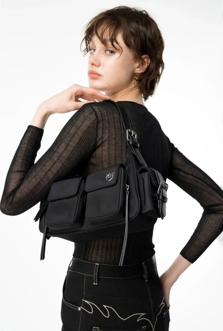 CARGO BAG IN RECYCLED TECHNICAL FABRIC