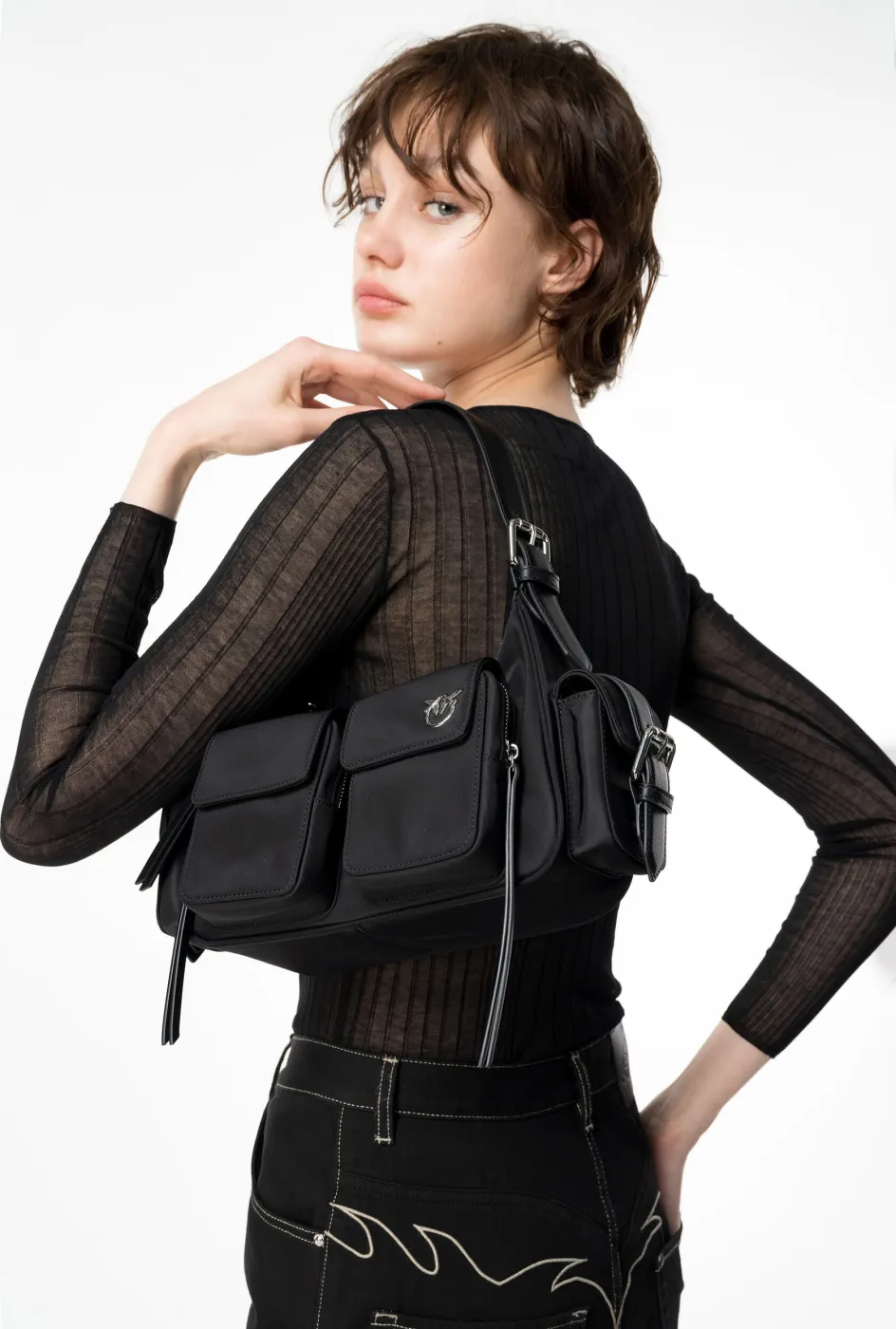 CARGO BAG IN RECYCLED TECHNICAL FABRIC