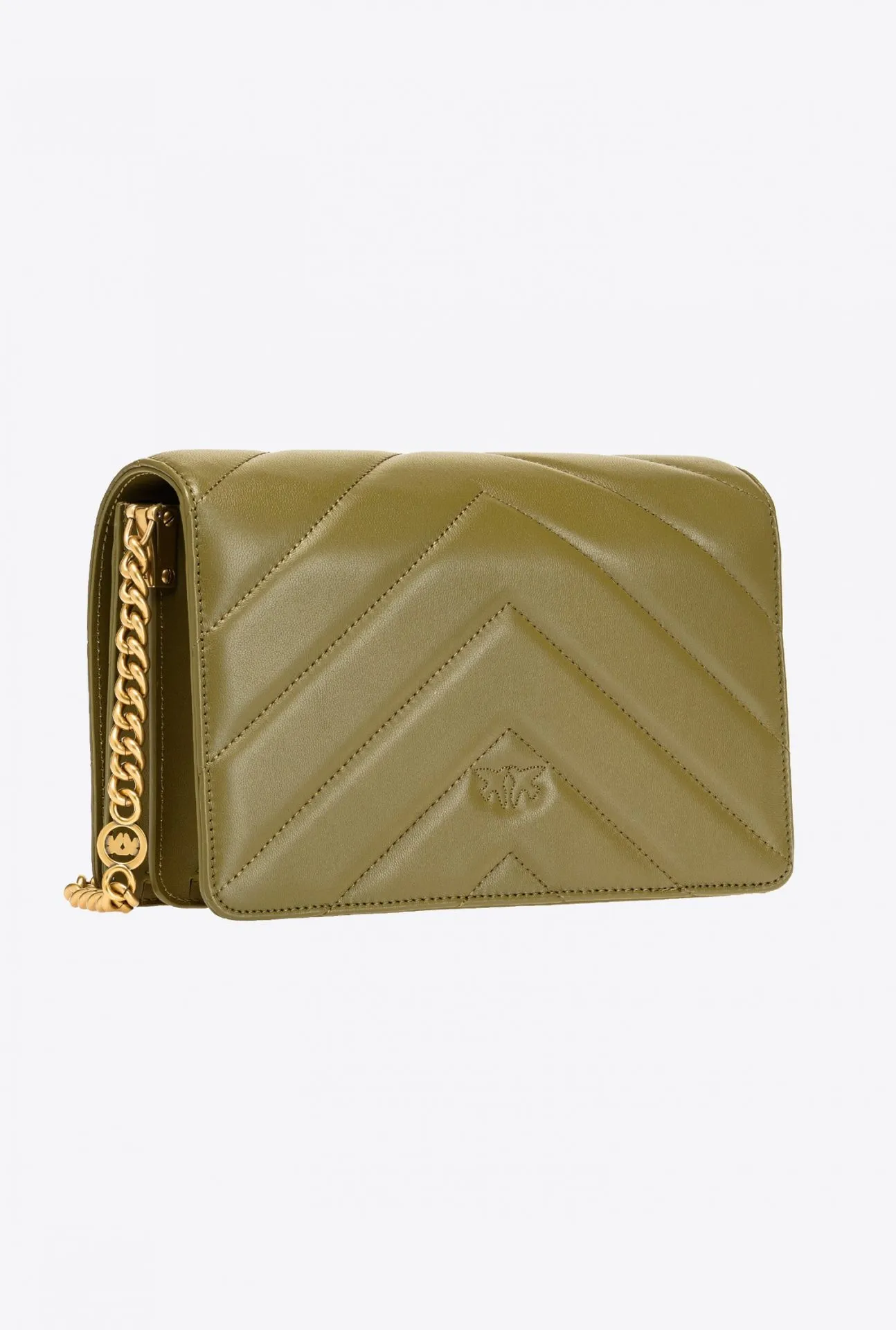 CLASSIC LOVE BAG CLICK BIG CHEVRON — green