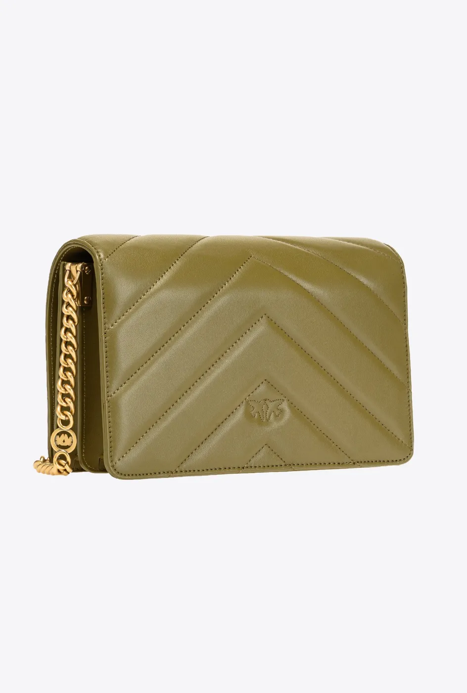 CLASSIC LOVE BAG CLICK BIG CHEVRON — green