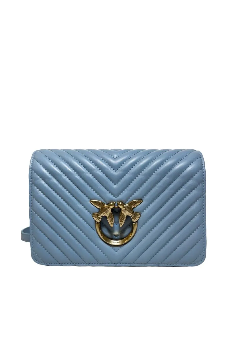 CLASSIC LOVE BAG CLICK CHEVRON — blue — фото 1