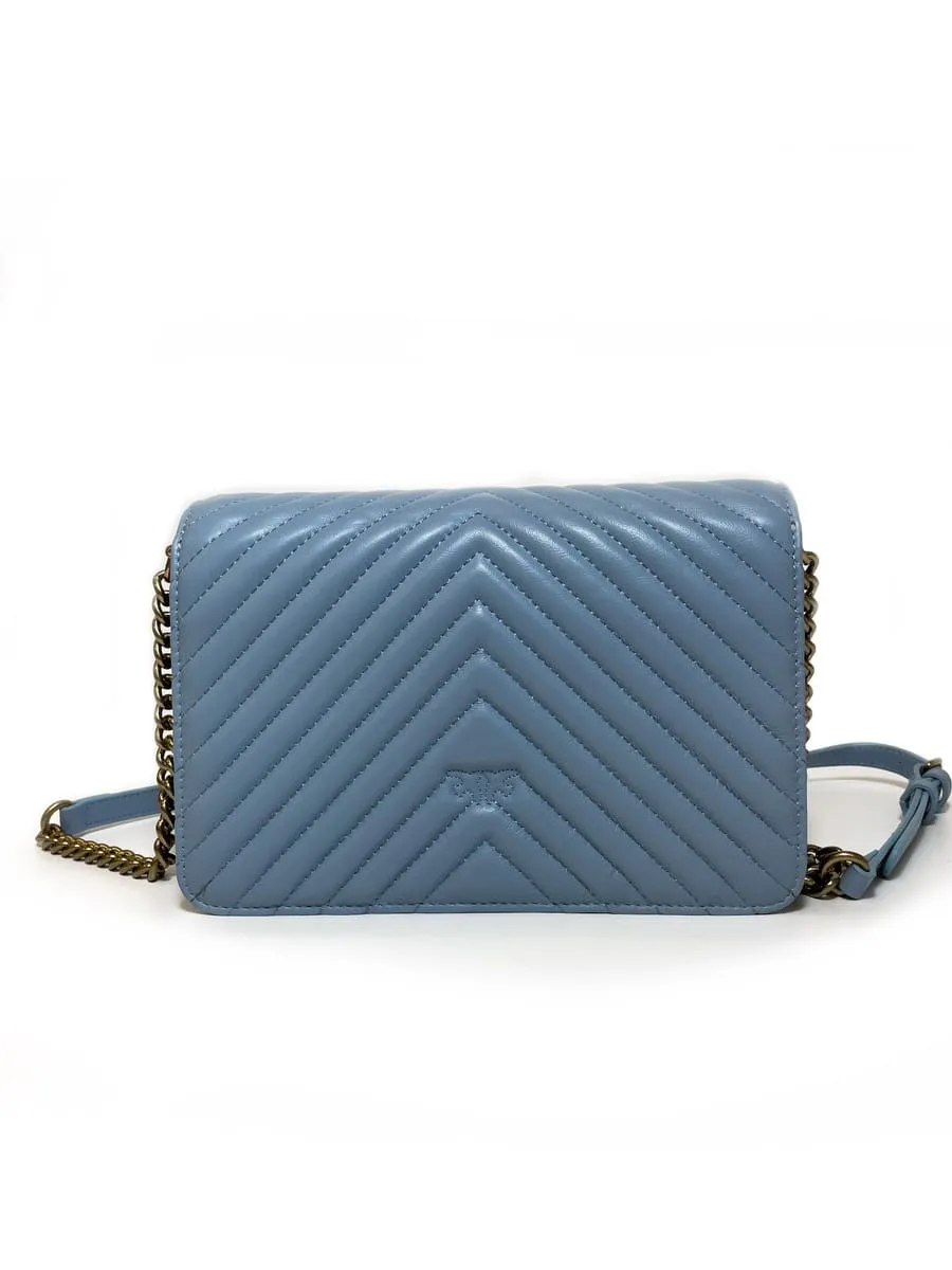 CLASSIC LOVE BAG CLICK CHEVRON — blue — фото 3