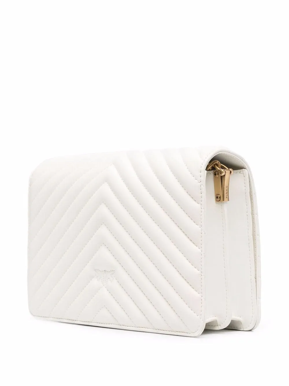 CLASSIC LOVE BAG CLICK CHEVRON — white — фото 4