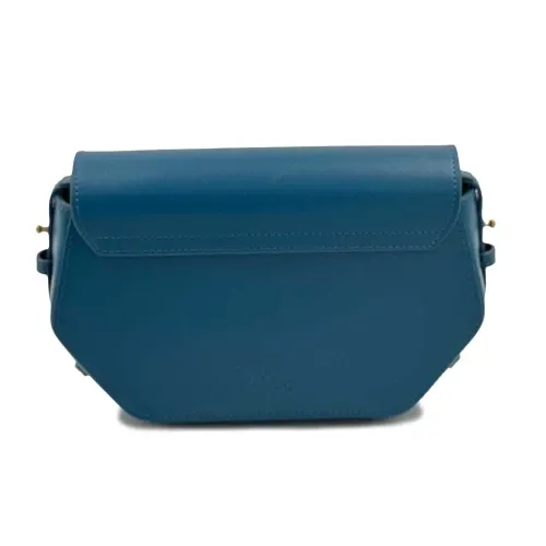 CLASSIC LOVE BAG CLICK EXAGON SIMPLY — blue/antique gold