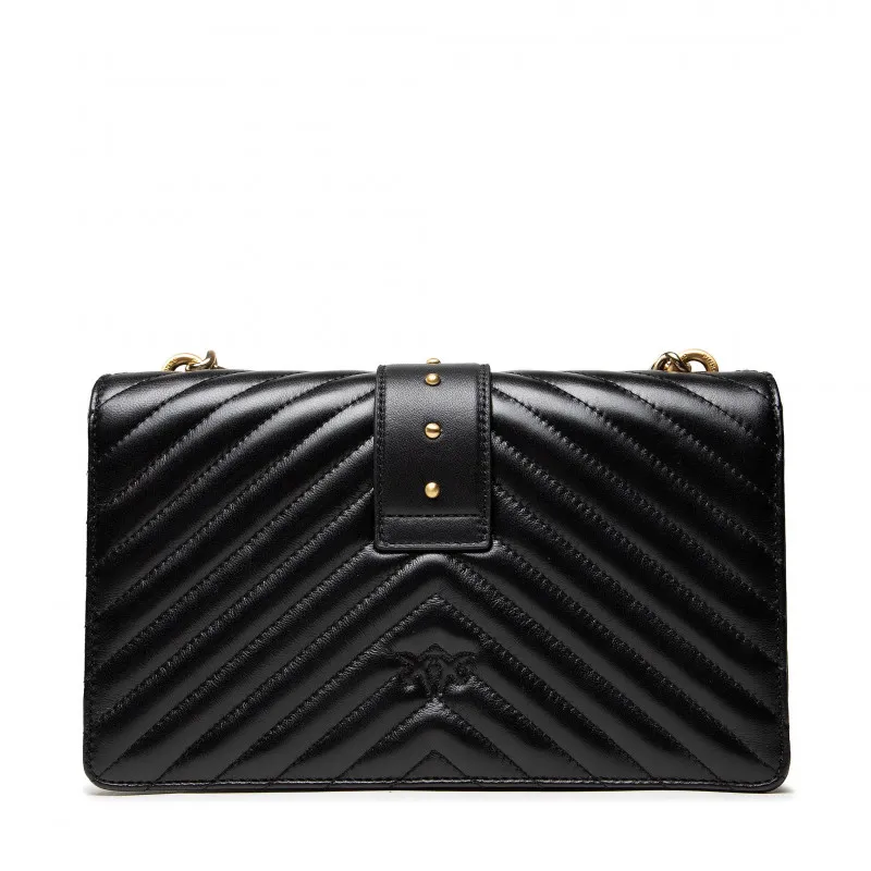 CLASSIC LOVE BAG ICON V QUILT — black — фото 3