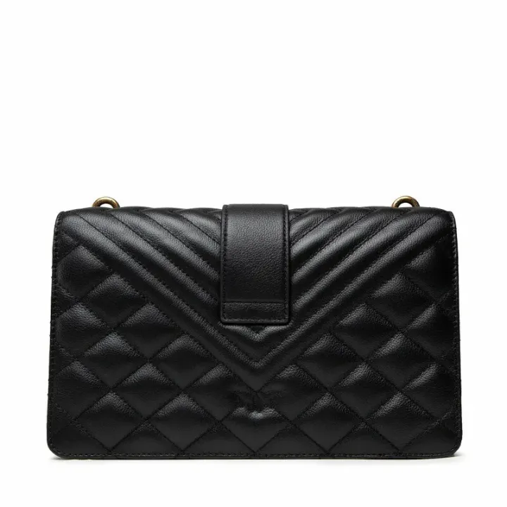 CLASSIC LOVE BAG ICON V QUILT MIX — black