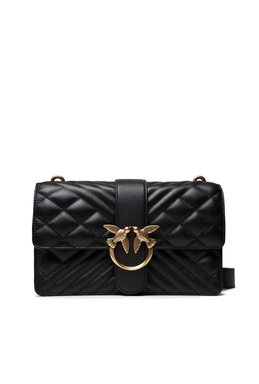 CLASSIC LOVE BAG ICON V QUILT MIX — black — фото 1