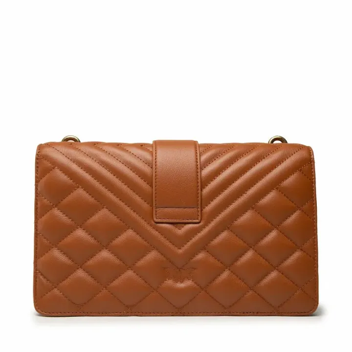 CLASSIC LOVE BAG ICON V QUILT MIX — candied ginger