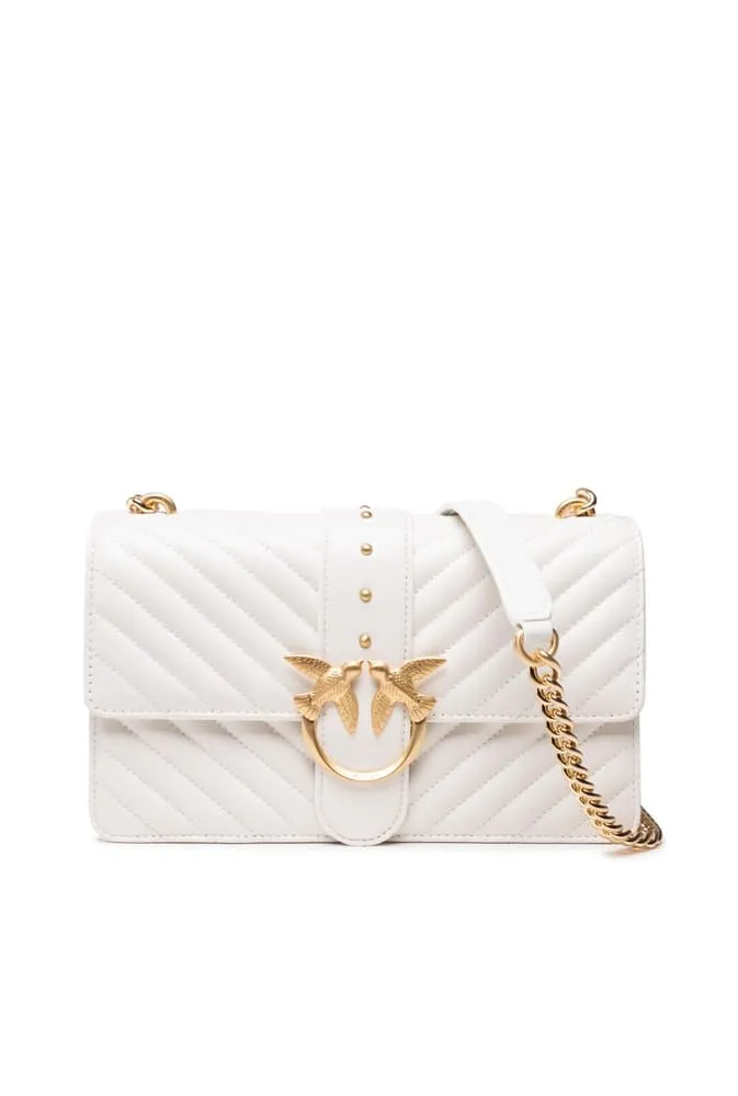 CLASSIC LOVE BAG ICON V QUILT — white
