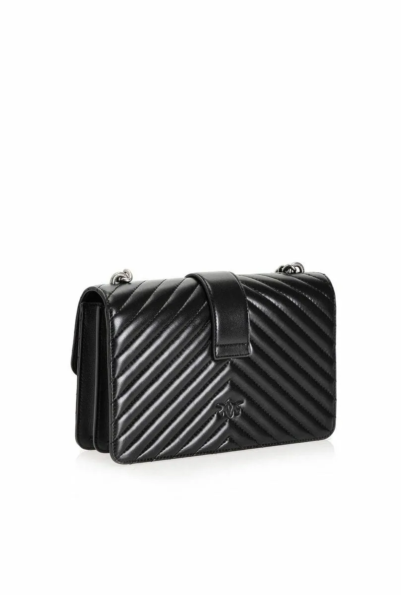 CLASSIC LOVE BAG MIX — black/silver — фото 3