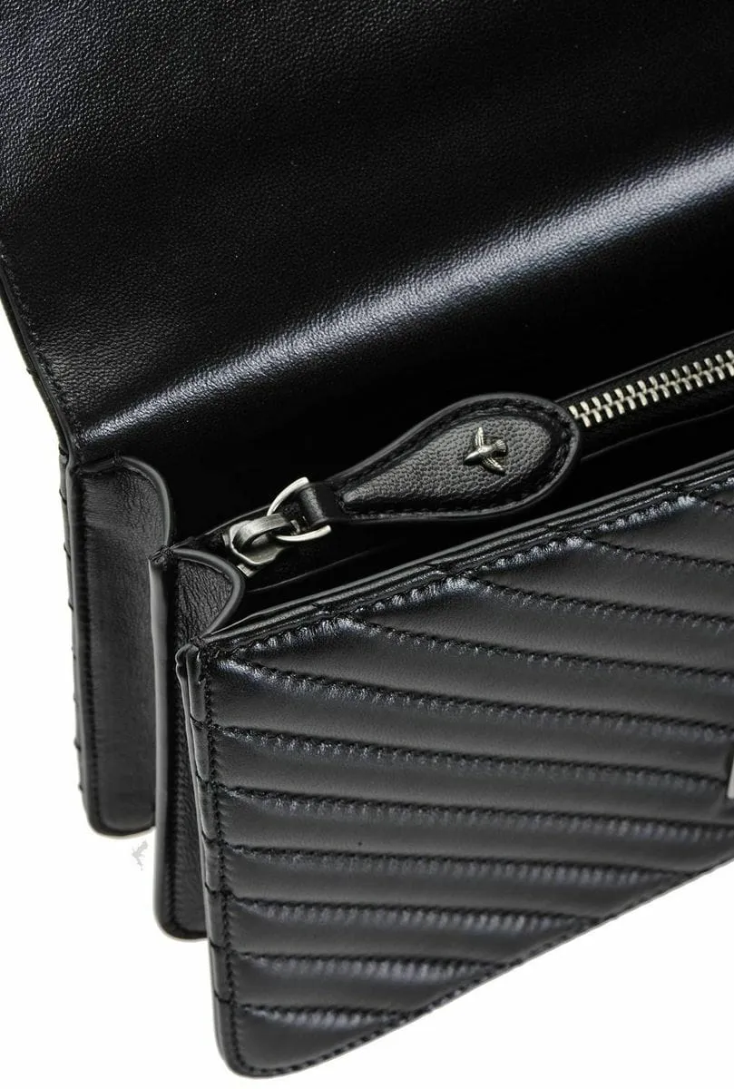 CLASSIC LOVE BAG MIX — black/silver — фото 4