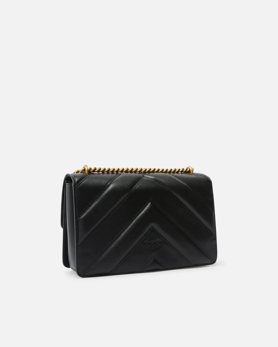 CLASSIC LOVE BAG ONE BIG CHEVRON — black — фото 2
