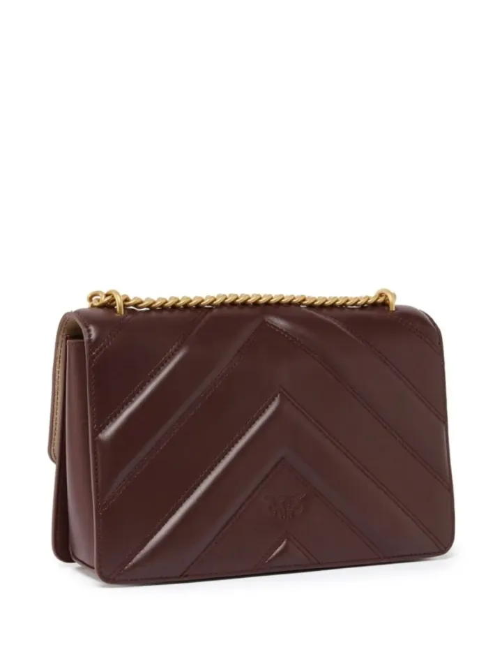 CLASSIC LOVE BAG ONE BIG CHEVRON — bordeaux