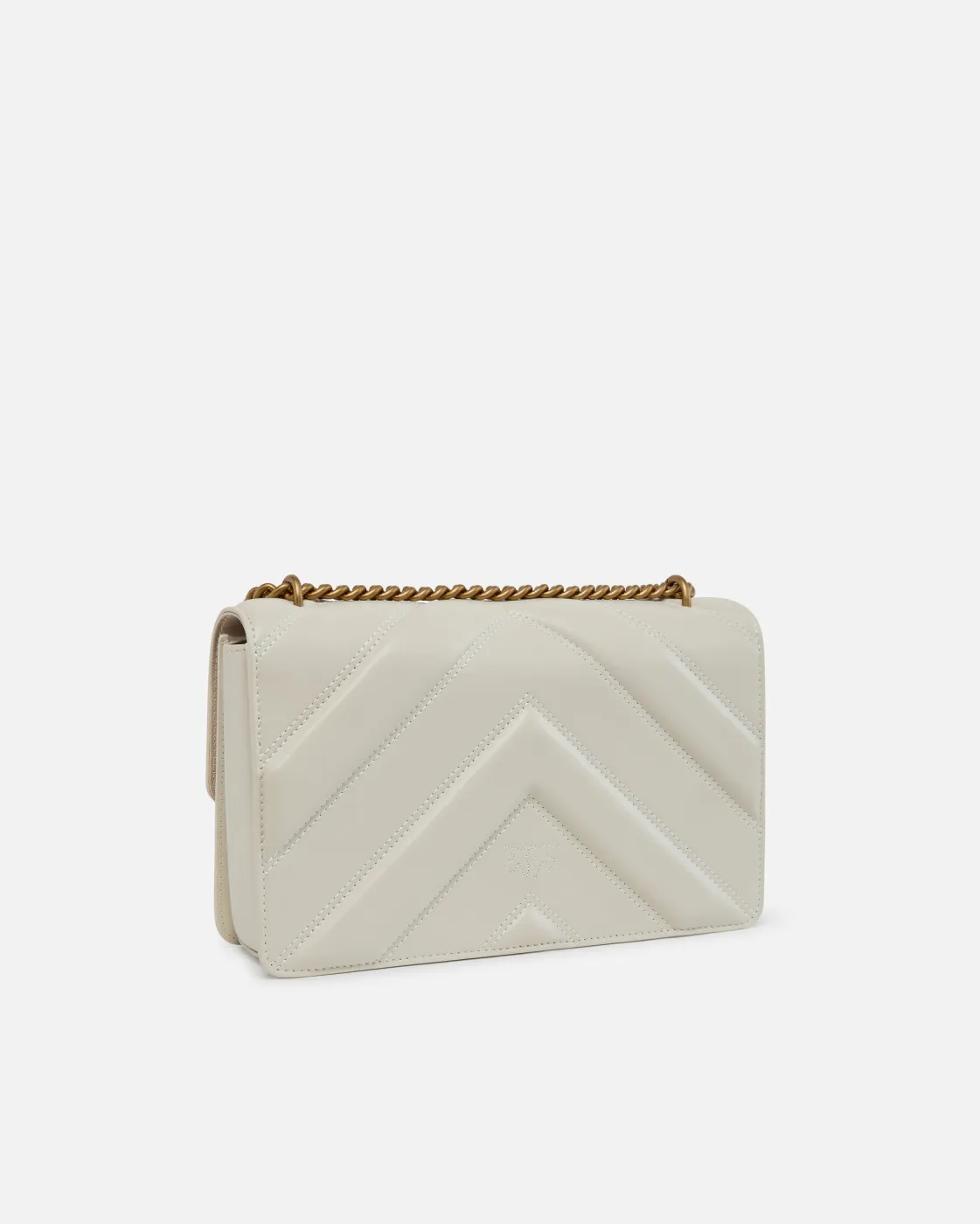 CLASSIC LOVE BAG ONE BIG CHEVRON — white — фото 4