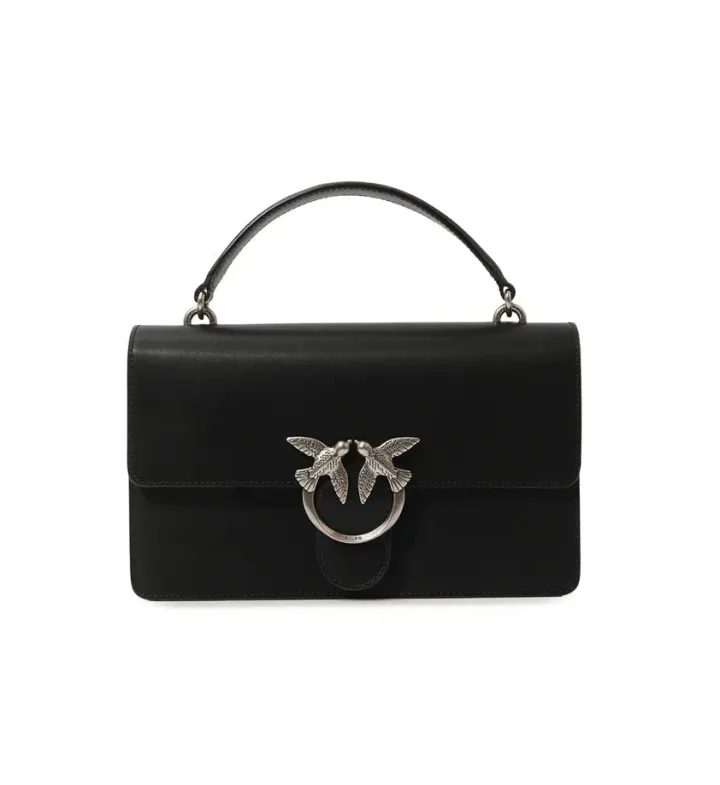 CLASSIC LOVE BAG ONE LIGHT — black/silver