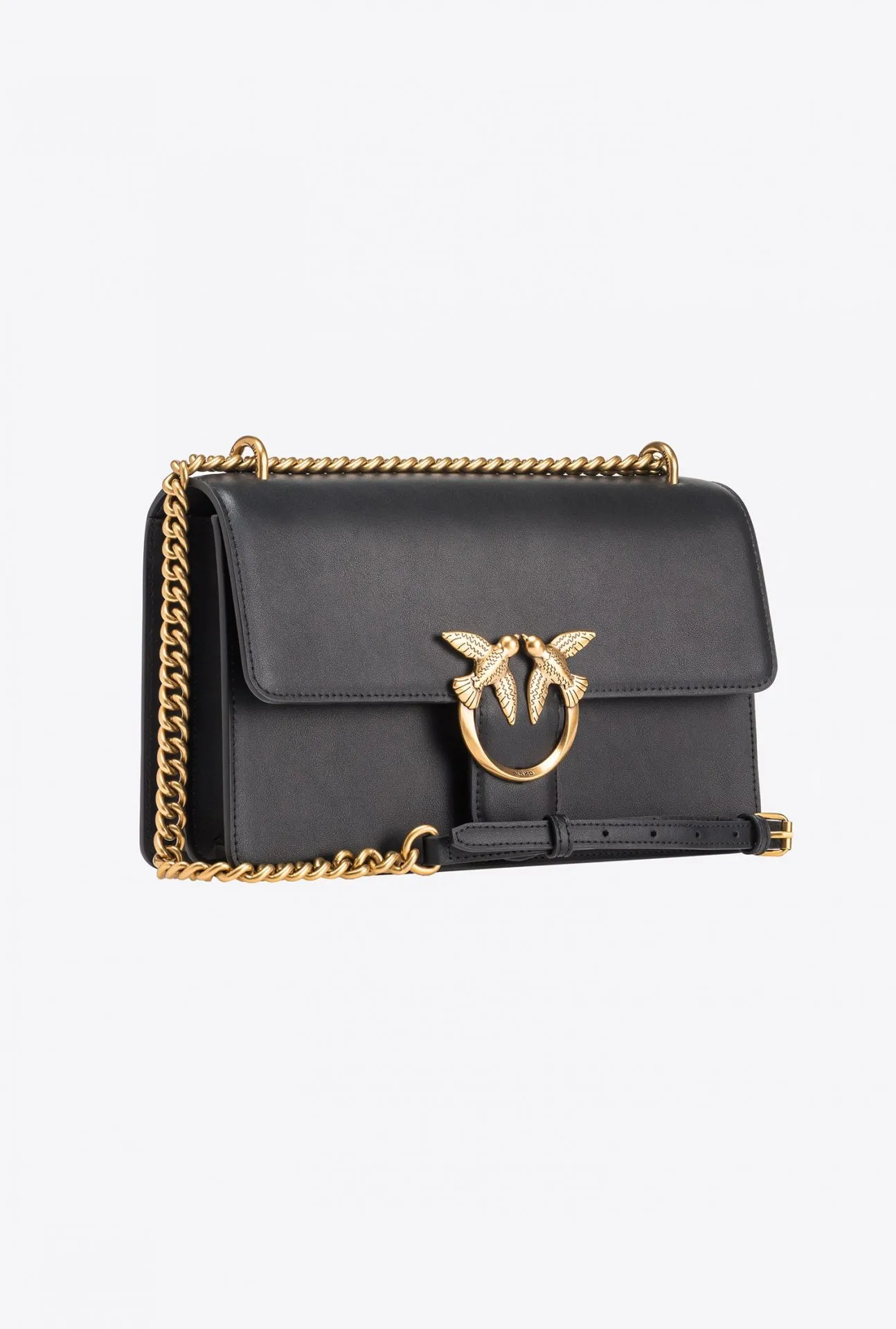 CLASSIC LOVE BAG ONE SIMPLY — black/gold — фото 3