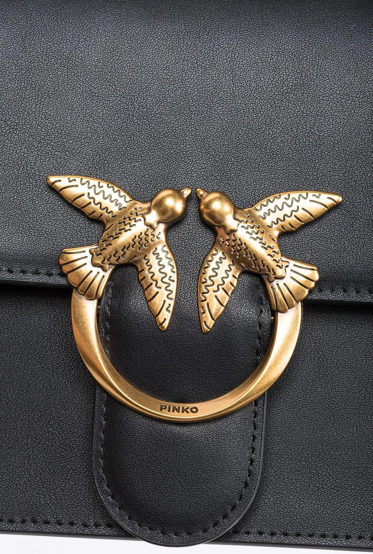 CLASSIC LOVE BAG ONE SIMPLY — black/gold — фото 4