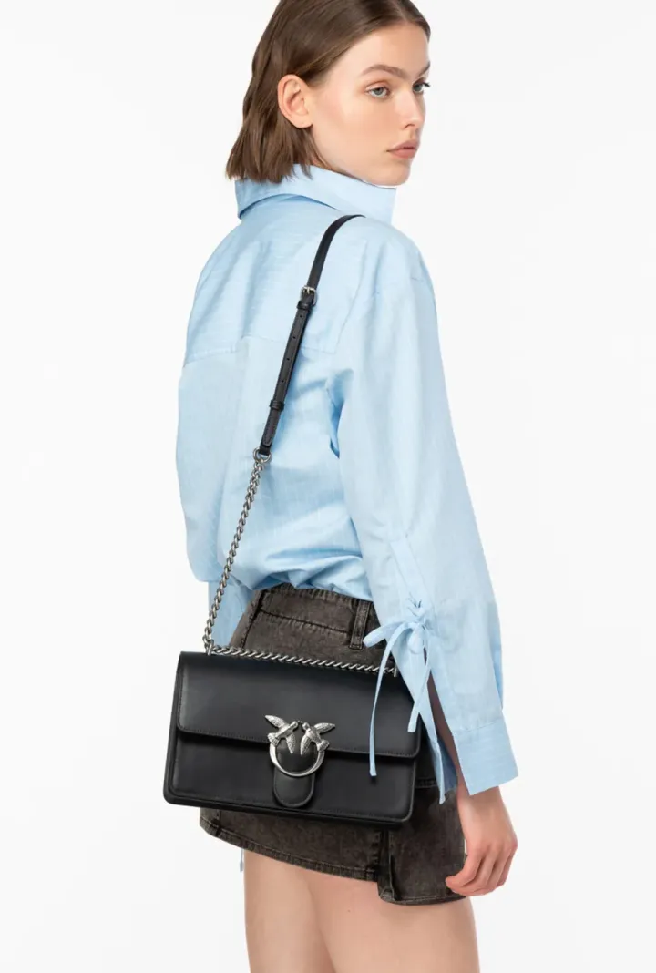 CLASSIC LOVE BAG ONE SIMPLY — black/silver