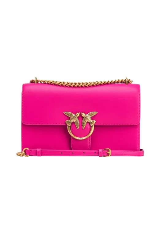 CLASSIC LOVE BAG ONE SIMPLY — pink-antique gold