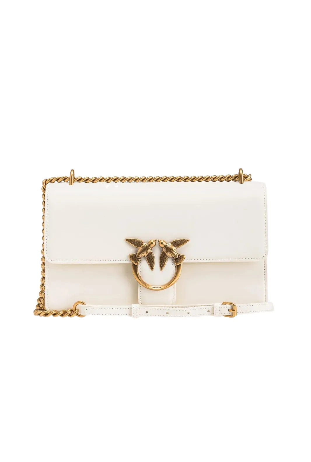 CLASSIC LOVE BAG ONE SIMPLY — white/gold