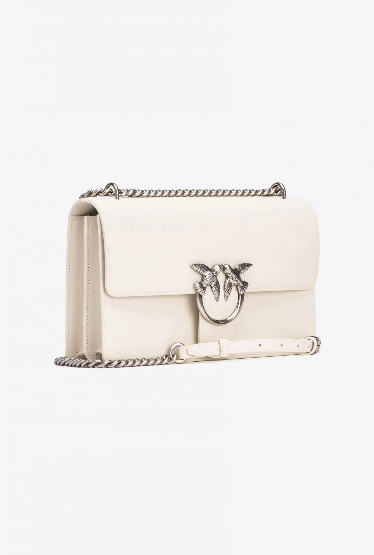 CLASSIC LOVE BAG ONE SIMPLY — white/silver