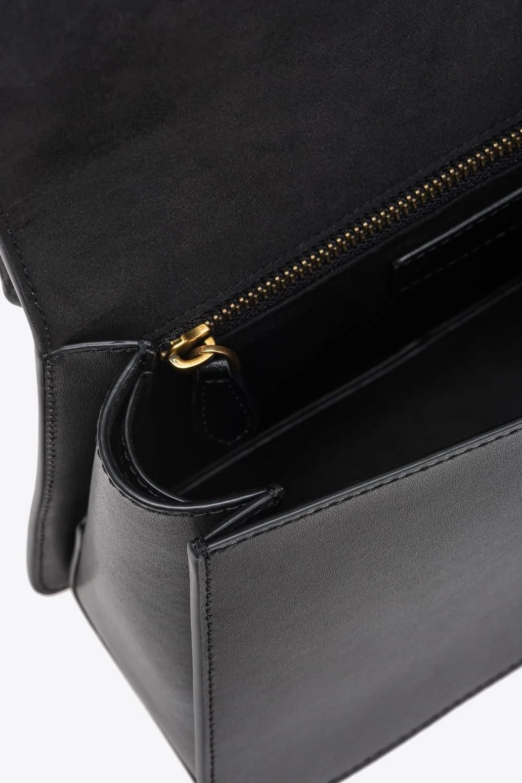 CLASSIC LOVE BAG ONE TOP HANDLE LIGHT SIMPLY — black-antique gold