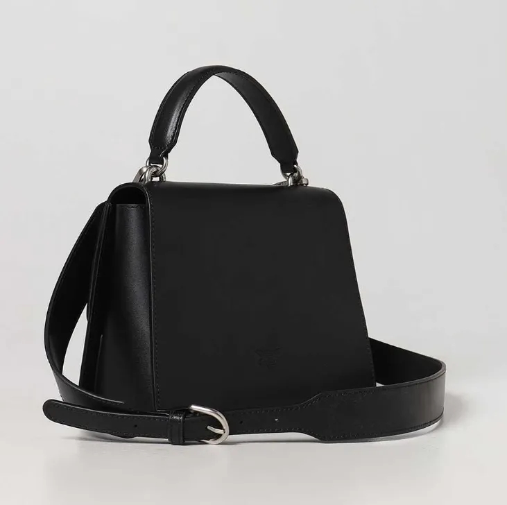 CLASSIC LOVE BAG ONE TOP HANDLE LIGHT SIMPLY — black-silver