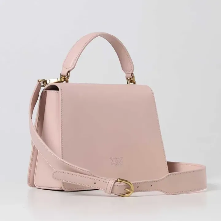 CLASSIC LOVE BAG ONE TOP HANDLE LIGHT SIMPLY — Powder/Gold