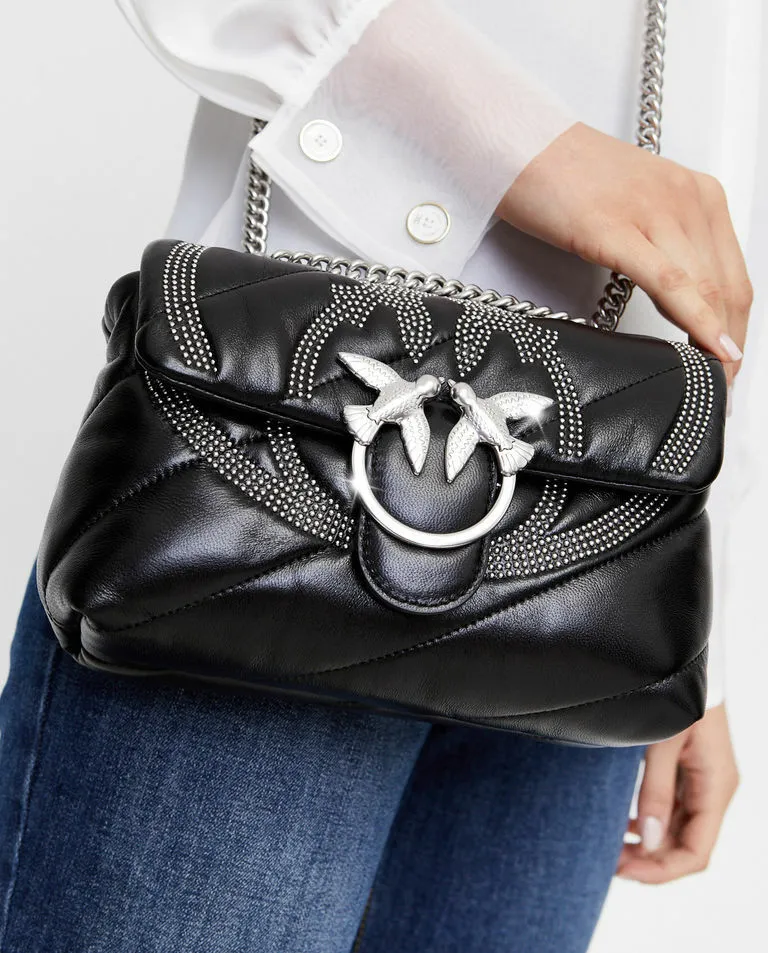 CLASSIC LOVE BAG PUFF MAXI QUILT — black