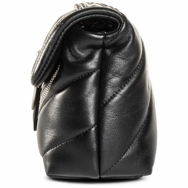 CLASSIC LOVE BAG PUFF MAXI QUILT — black — фото 5
