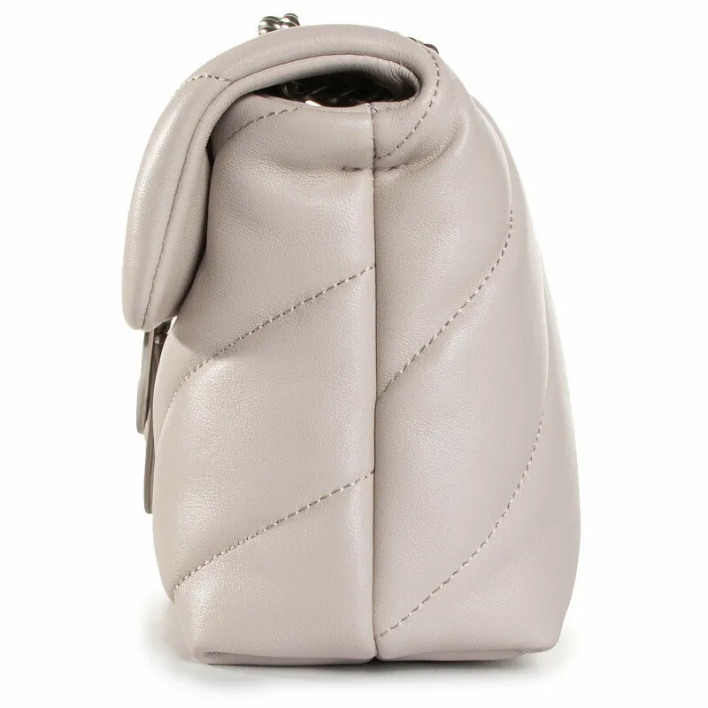 CLASSIC LOVE BAG PUFF MAXI QUILT — creme silver — фото 3