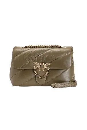 CLASSIC LOVE BAG PUFF MAXI QUILT JEWEL — ashen walnut
