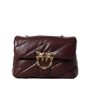 CLASSIC LOVE BAG PUFF MAXI QUILT JEWEL — bordeaux