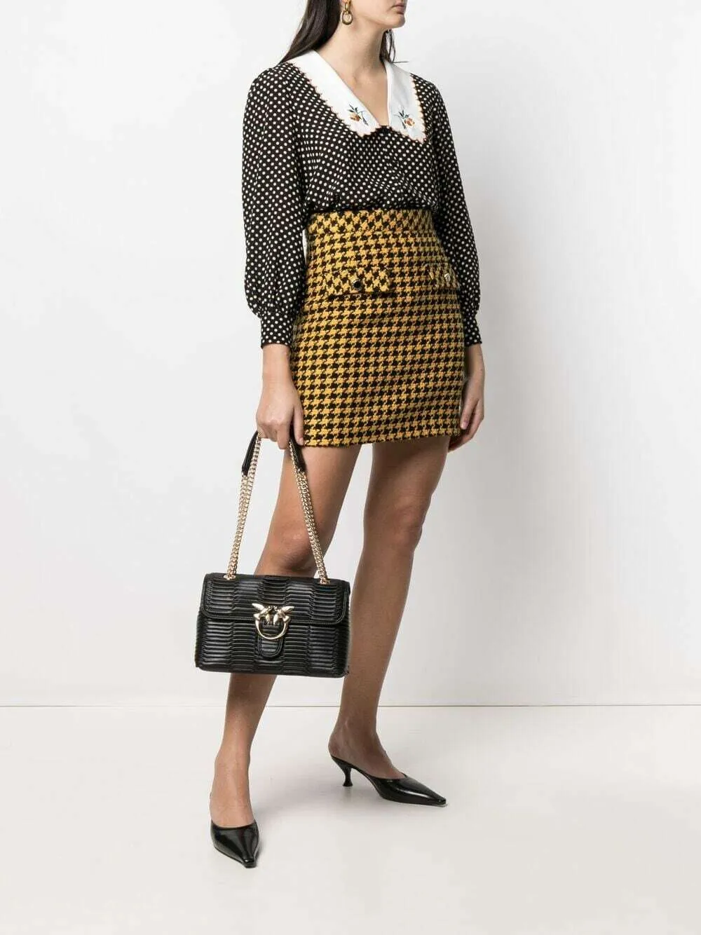 CLASSIC LOVE BAG PUFF ORIGAMI — black