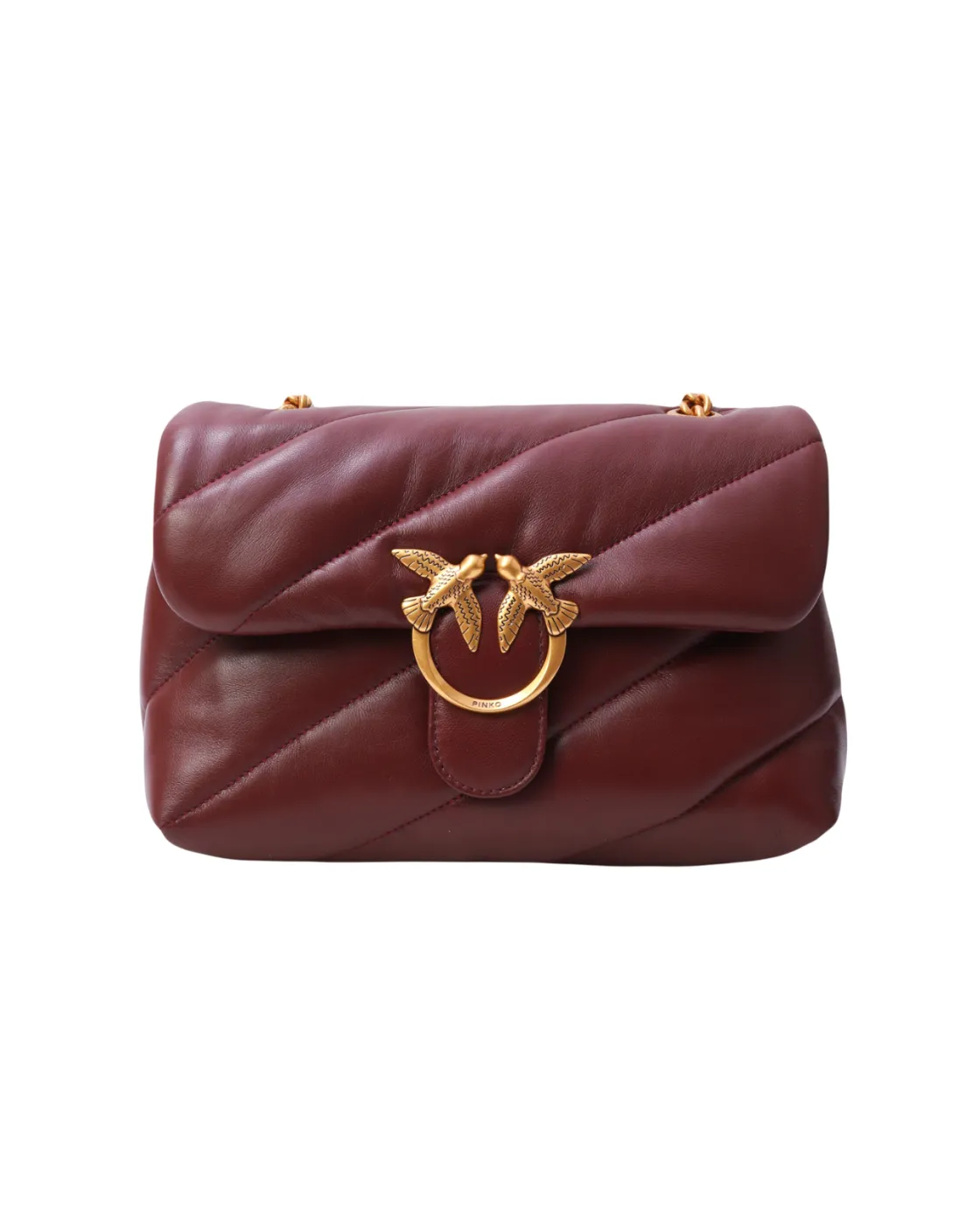 CLASSIC LOVE BAG PUFF QUILT — bordeaux — фото 1
