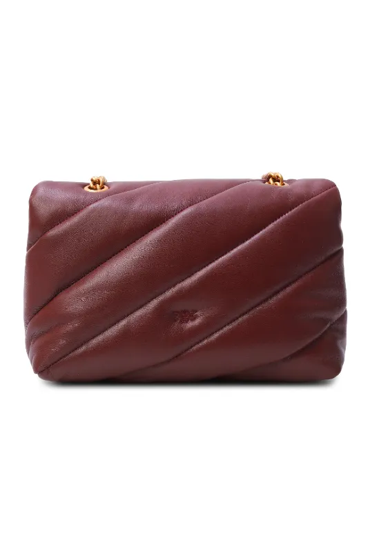 CLASSIC LOVE BAG PUFF QUILT — bordeaux — фото 3