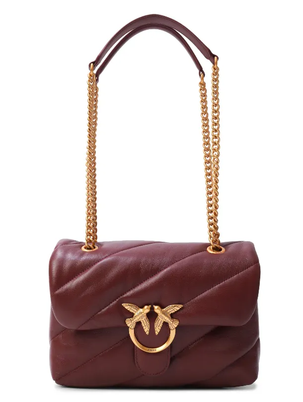 CLASSIC LOVE BAG PUFF QUILT — bordeaux — фото 7