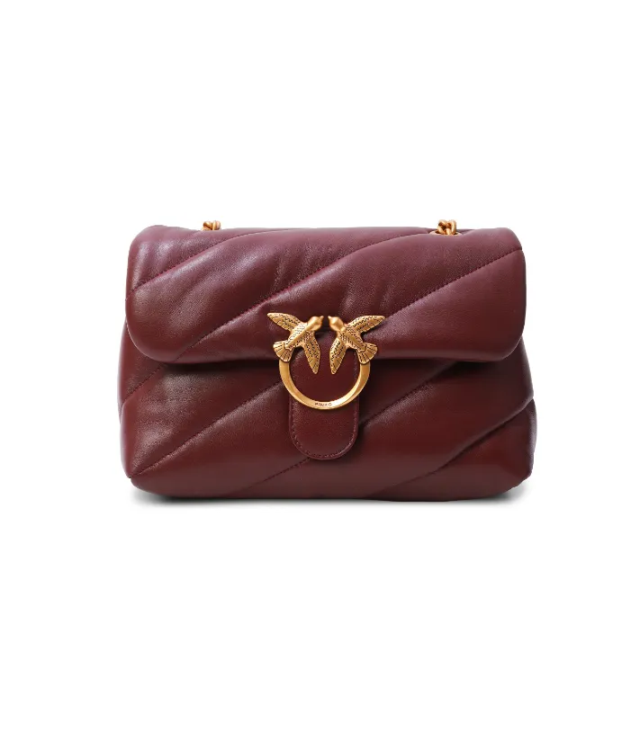 CLASSIC LOVE BAG PUFF QUILT — bordeaux — фото 8