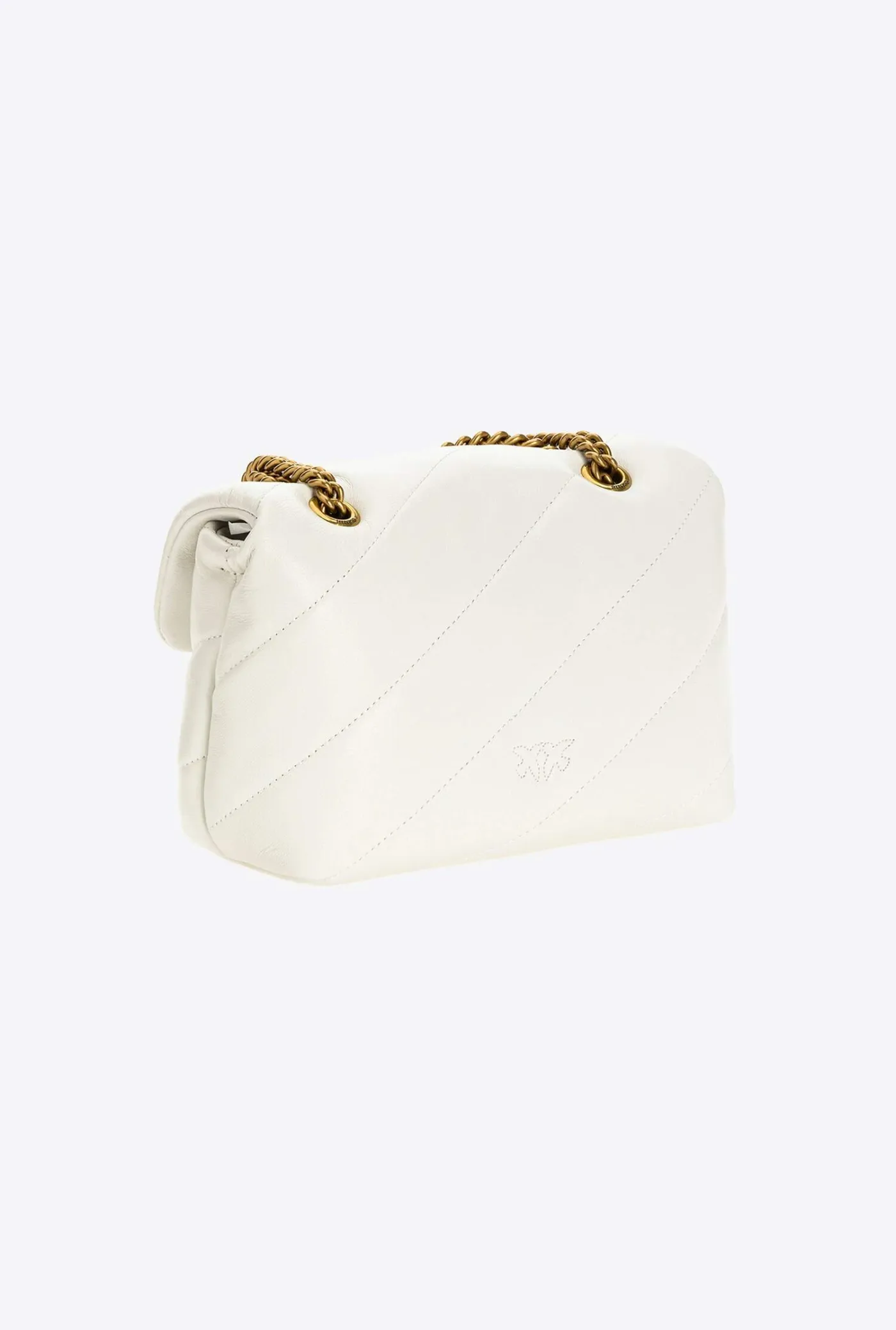 CLASSIC LOVE BAG PUFF QUILT — white — фото 4