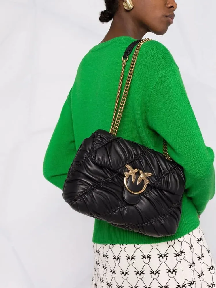 CLASSIC LOVE BAG PUFF RUFFLE — black
