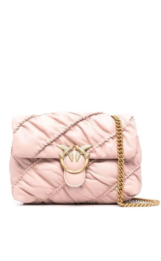 CLASSIC LOVE BAG PUFF RUFFLE — dusty pink