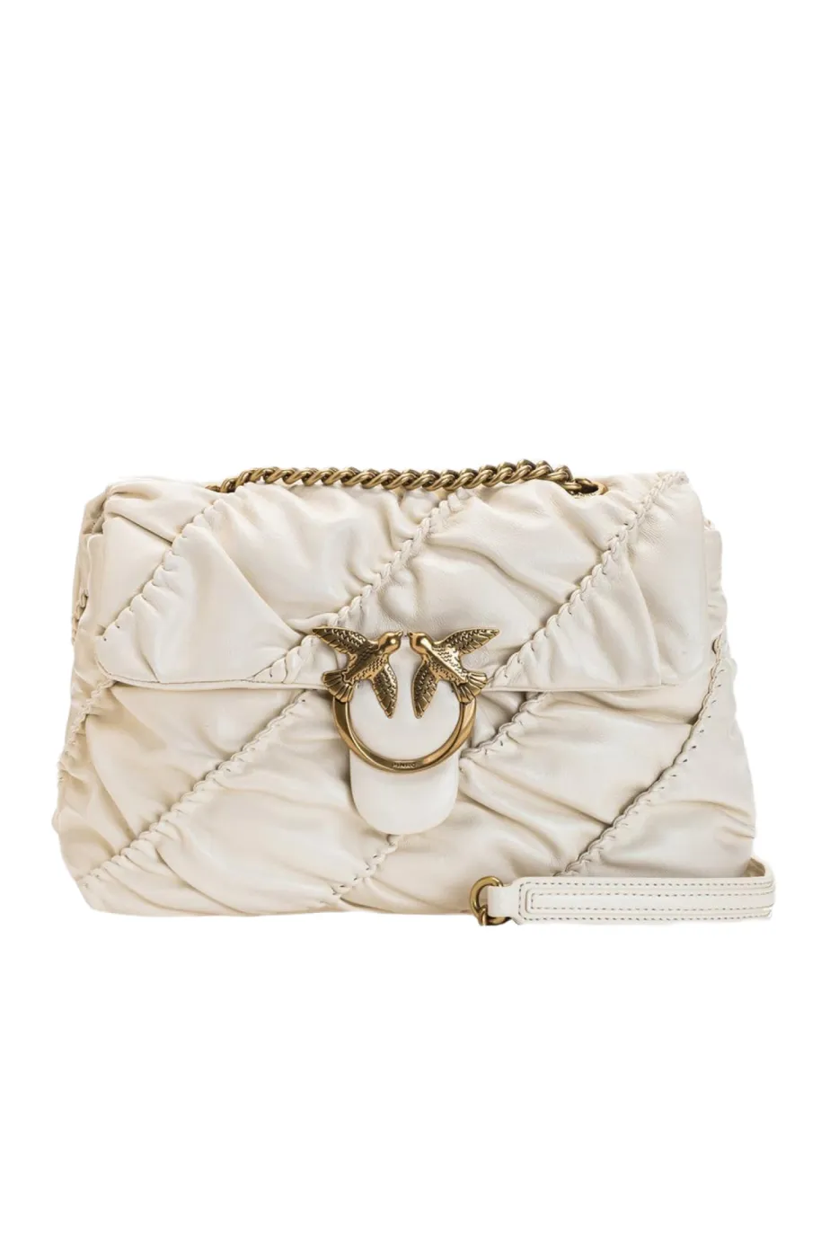 CLASSIC LOVE BAG PUFF RUFFLE — white