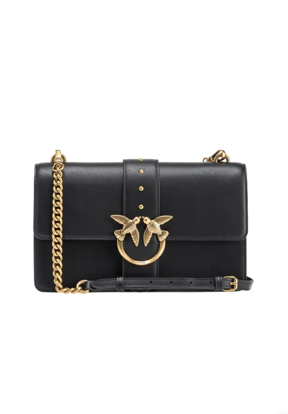 CLASSIC LOVE BAG SIMPLY — black/gold