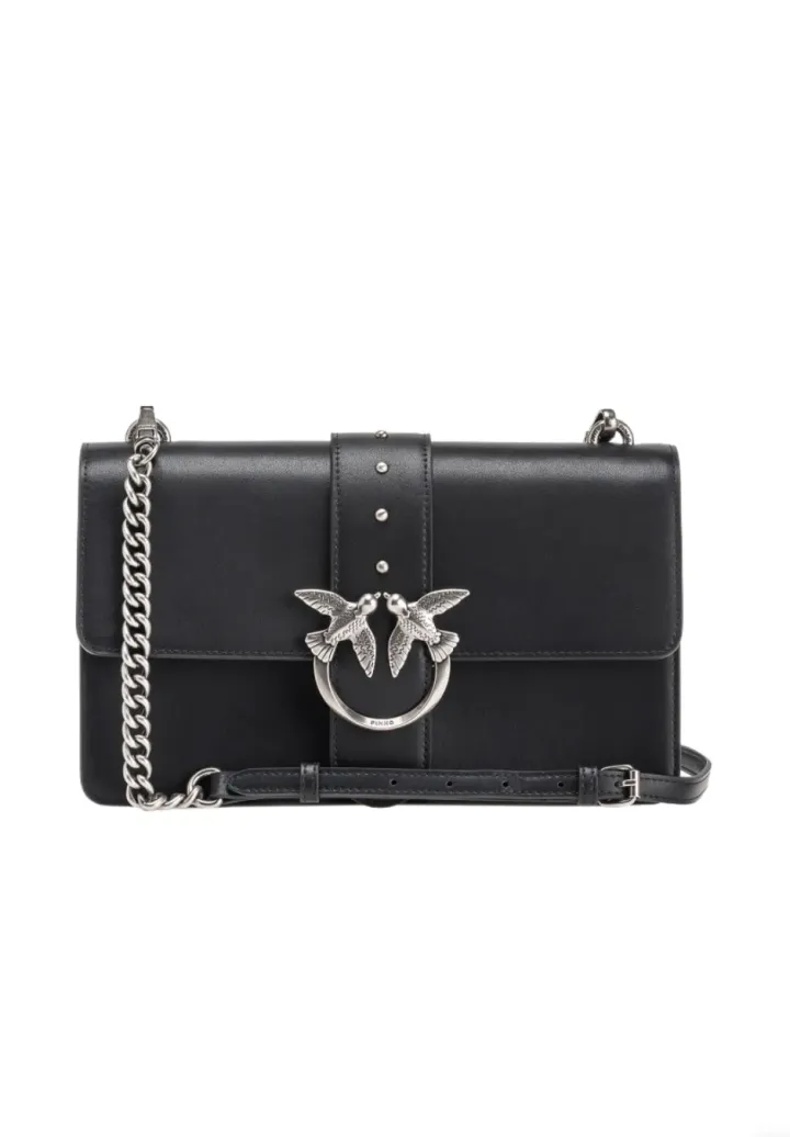 CLASSIC LOVE BAG SIMPLY — black/silver