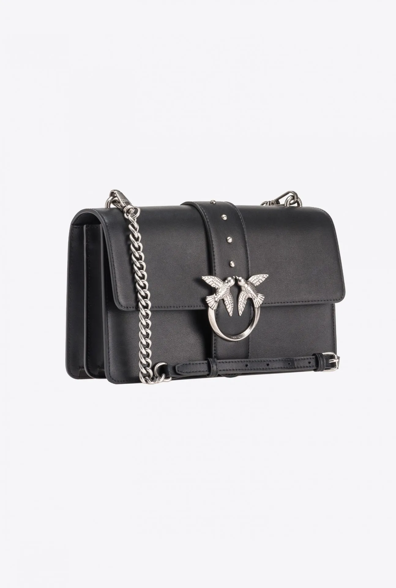 CLASSIC LOVE BAG SIMPLY — black/silver — фото 4