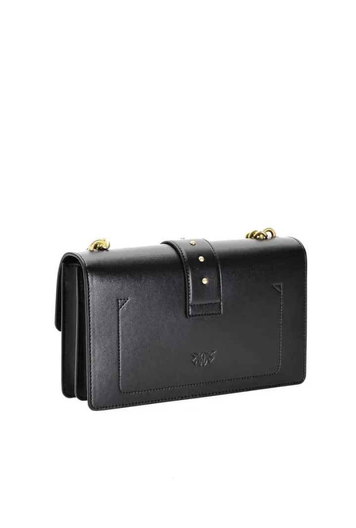 CLASSIC LOVE BAG SIMPLY MINI HEARTS — black/gold