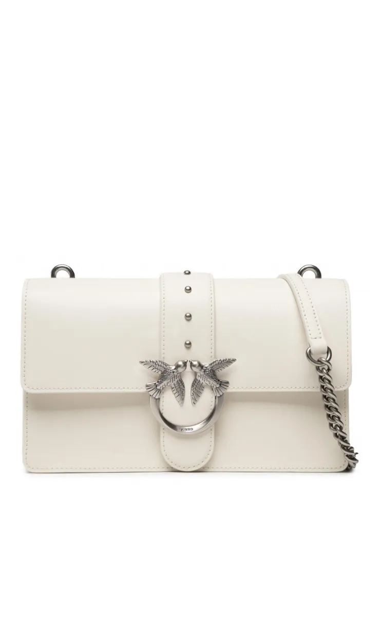CLASSIC LOVE BAG SIMPLY — white silver