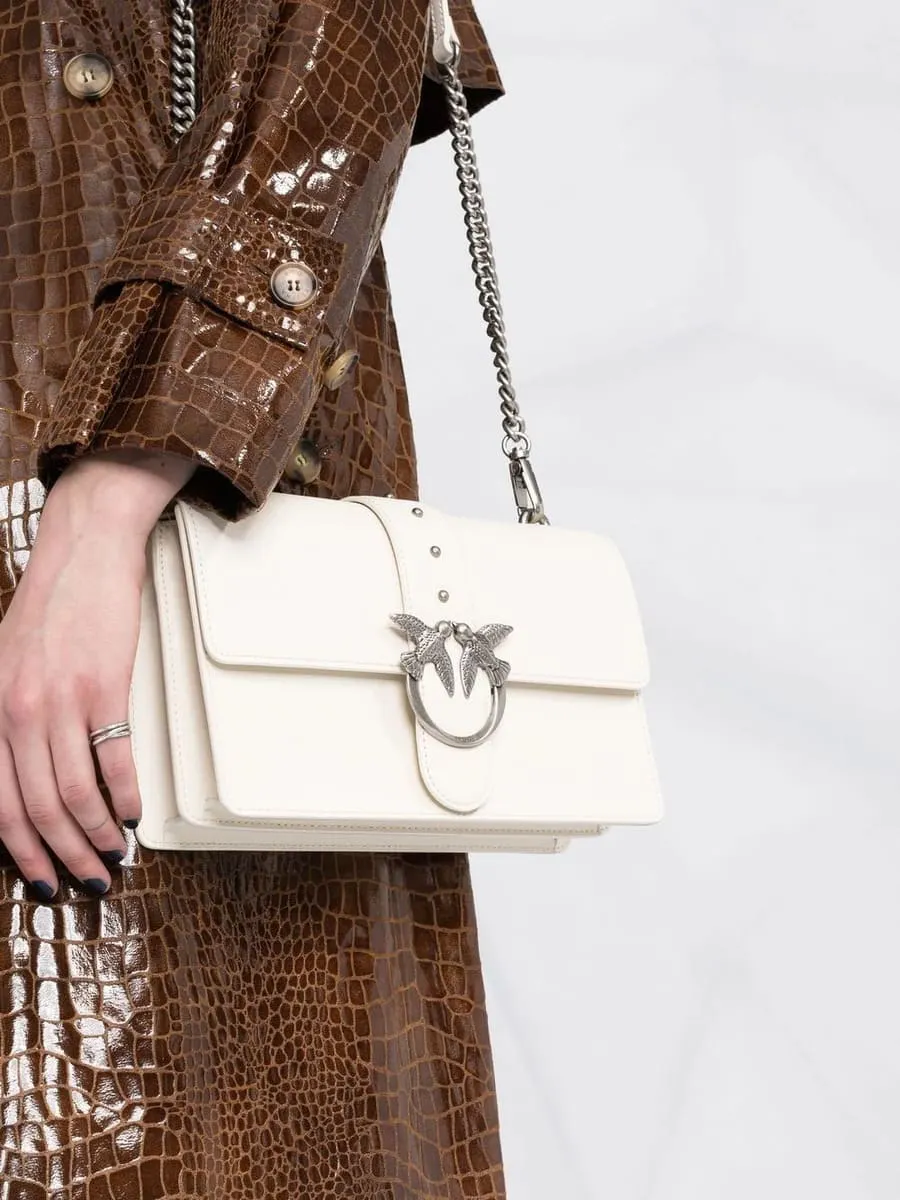 CLASSIC LOVE BAG SIMPLY — white silver — фото 4